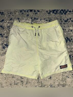 Vineyard Vines Pale Yellow Men's Swim Trunks